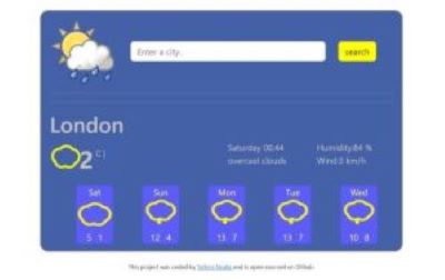 react weather app